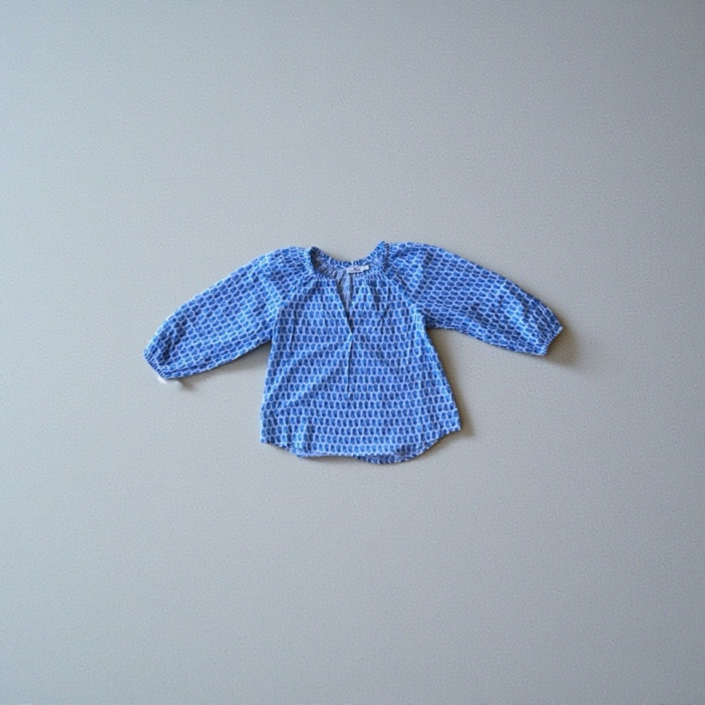Vineyard Vines Blue Pattern Blouse
